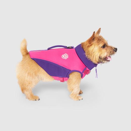 Canada Pooch High Tide Life Jacket in Pink/Purple for Dogs