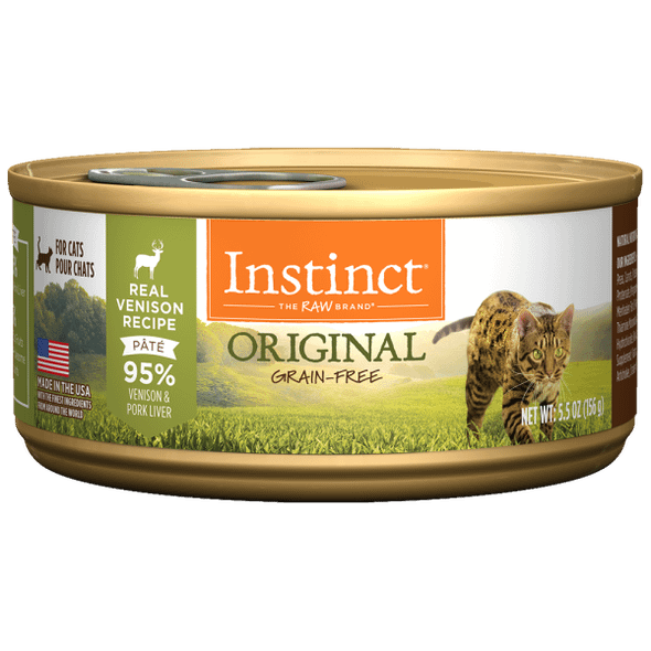 Instinct Original Grain Free Real Venison Recipe for Cats