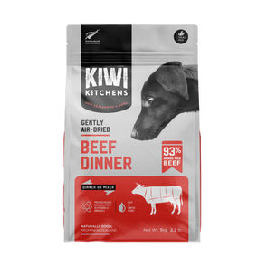 Kiwi Kitchens Air Dried Beef Food for Dogs