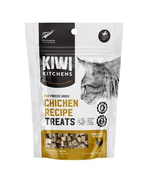 Kiwi Kitchens Raw Freeze Dried Chicken Recipe Treats for Cats