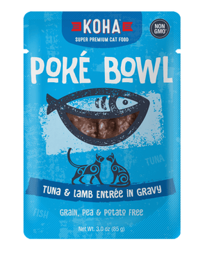 Koha Poké Bowl Tuna & Lamb Entrée in Gravy Wet Cat Food Pouch