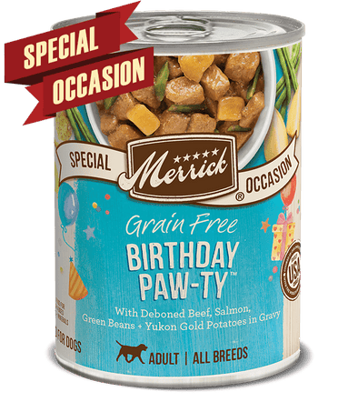 Merrick Special Occasion Grain Free Birthday Paw-ty Single Canned Dog Food