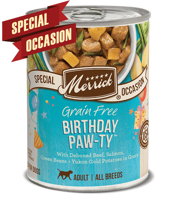 Merrick Special Occasion Grain Free Birthday Paw-ty Single Canned Dog Food