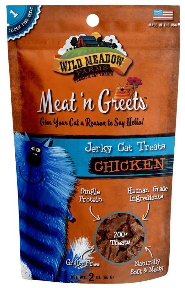 Wild Meadow Farms Chicken Meat'N Greets Treats for Cats