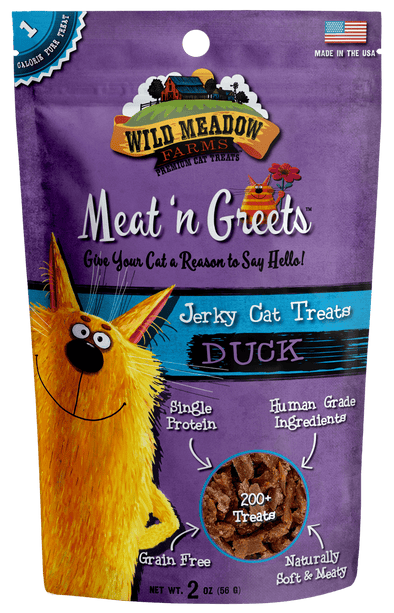 Wild Meadow Farms Duck Meat'N Greets Treats for Cats