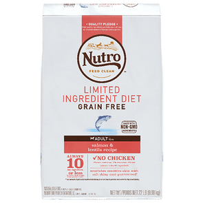 Nutro Limited Ingredient Grain Free Salmon & Lentils Recipe for Dogs