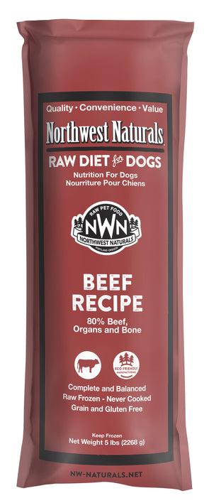Northwest Naturals Frozen Beef Dog Food Chub