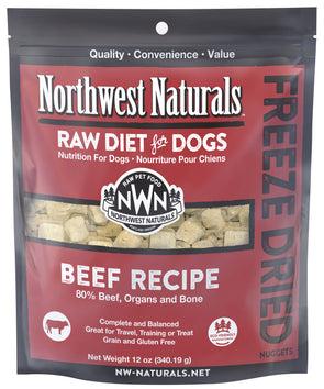 Northwest Naturals Freeze-Dried Raw Beef Nuggets Dog Food