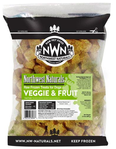 Northwest Naturals Frozen Veggie & Fruit Nuggets Dog Treats