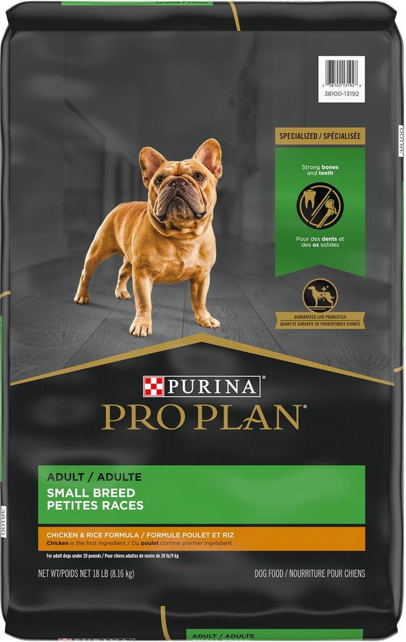 Purina Pro Plan High Protein Small Breed Chicken & Rice Formula Dry Dog Food