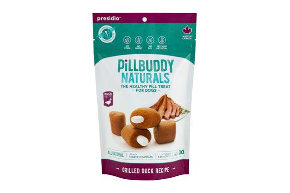 Products Complete Natural Nutrition Grilled Duck Pill Buddy Naturals Pill Hiding Treats for Dogs
