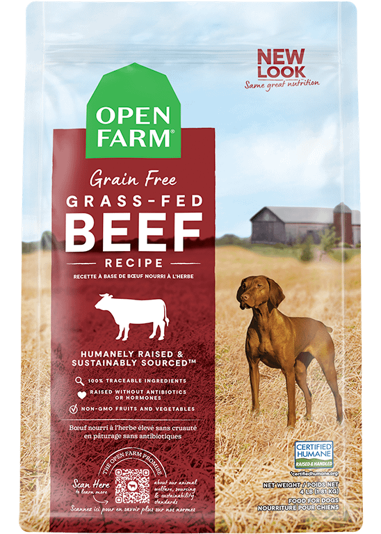 Open Farm Grain-Free Grass-Fed Beef Dry Dog Food