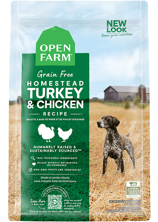 Open Farm Grain Free Homestead Turkey & Chicken Recipe Dry Dog Food