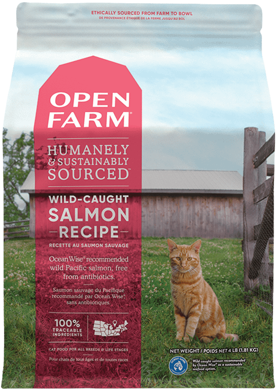 Open Farm Grain Free Wild Caught Salmon Recipe Dry Cat Food