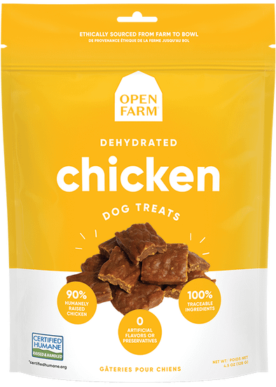 Open Farm Dehydrated Grain Free Chicken Dog Treats
