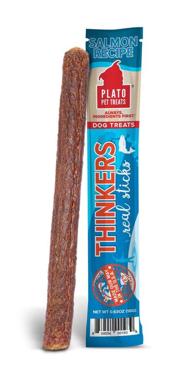 Plato Thinkers Salmon Meat Stick Treats for Dogs