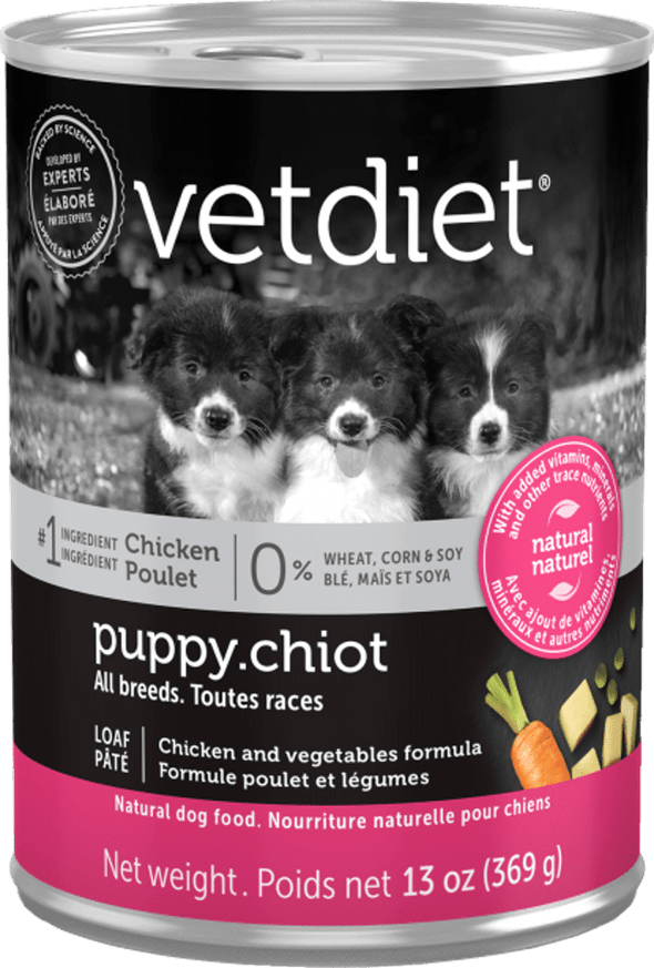Vetdiet Chicken & Vegetables Formula Puppy Canned Dog Food