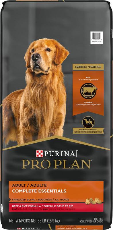 Purina Pro Plan Savor Adult Shredded Blend Beef & Rice Formula Dry Dog Food