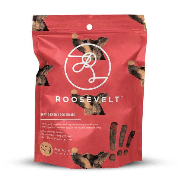 Roosevelt Soft & Chewy Dog Treats Beef Recipe