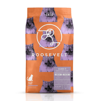 Roosevelt Cluck It Chicken & Lentils Grain Free Recipe Dry Cat Food 