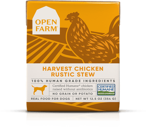 Open Farm Grain Free Harvest Chicken Recipe Rustic Stew Single Wet Dog Food