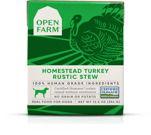 Open Farm Grain Free Homestead Turkey Recipe Rustic Stew Single Wet Dog Food