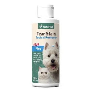 NaturVet Tear Stain Topical Remover Plus Aloe for Dogs and Cats