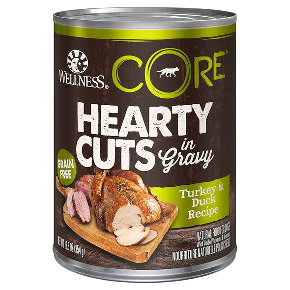 Wellness CORE Hearty Cuts Grain Free Turkey & Duck In Gravy