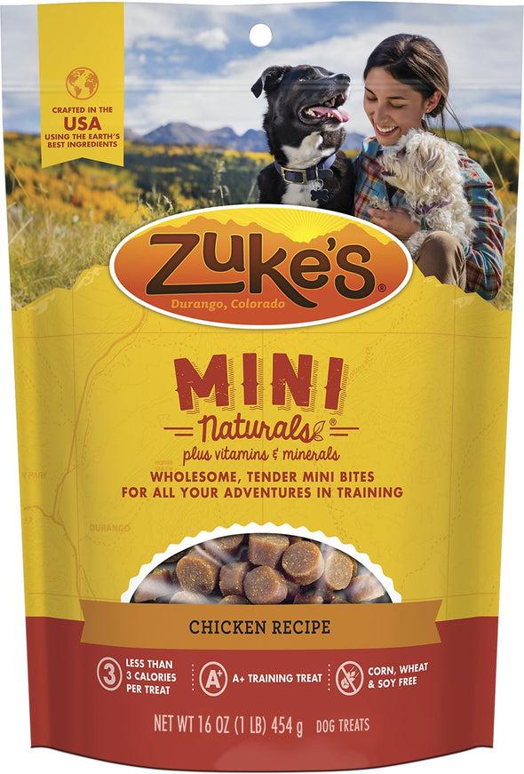 Zukes Mini Naturals Chicken Treats for Dogs