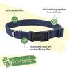 Coastal Pet Products New Earth Soy Adjustable Dog Collar in Indigo