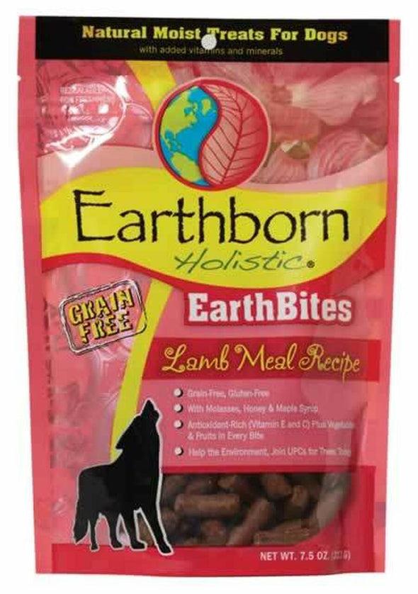 Earthborn Holistic EarthBites Grain Free Lamb Meal Recipe Moist Treats for Dogs
