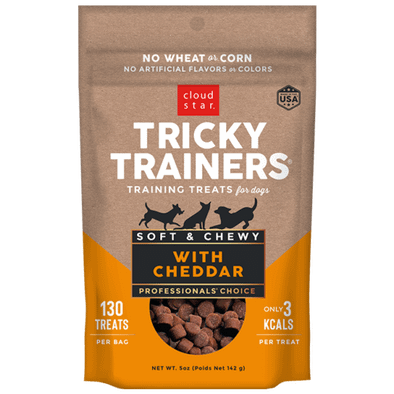 Cloud Star Chewy Tricky Trainers Cheddar Dog Treats