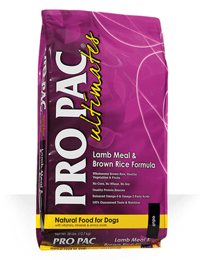 Pro Pac Ultimates Lamb Meal & Brown Rice Formula for Dogs