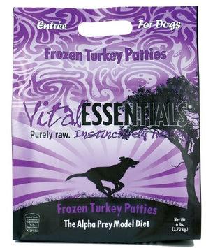 Vital Essentials Frozen Turkey Patties Entree
