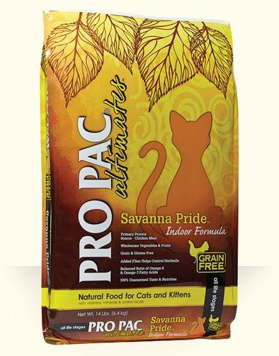 Pro Pac Ultimates Savanna Pride Indoor Formula for Cats
