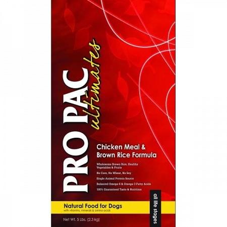Pro Pac Ultimates Chicken Meal & Brown Rice Formula for Dogs
