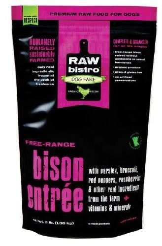 Raw Bistro Free Range Bison Entrée