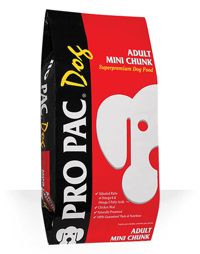 pro pac mini chunk dog food