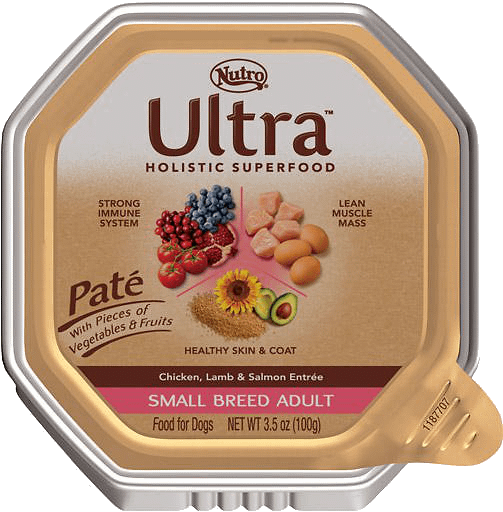 Nutro Small Breed Chicken Lamb and Salmon Recipe Adult Pate Wet Dog Food