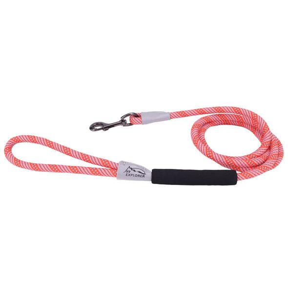 Coastal Pet Products K9 Explorer Brights Reflective Braided Rope Snap Leash in Canyon