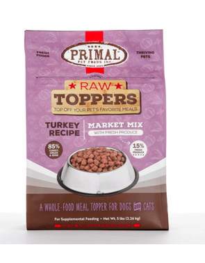 Primal Turkey Market Mix Raw Frozen Topper