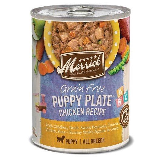 Merrick Puppy Plate Classic Chicken Recipe Canned Dog Food