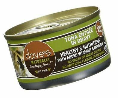 Dave's Pet Food Naturally Healthy Grain Free Tuna Entree in Gravy