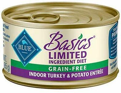 Blue Buffalo Basics Indoor Adult Grain Free Turkey & Potato Entree