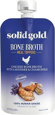 Solid Gold Chicken Bone Broth with Lavender & Chamomile Dog Food Topper