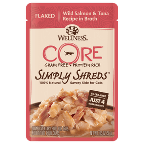 Wellness CORE Simply Shreds Wild Salmon & Tuna Wet Cat Food