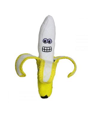 Tuffy Funny Food Dog Toy Banana