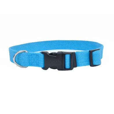 Adjustable Soft Fabric Dog Puppy Pet Collar With Buckle Clip For Lead Large 